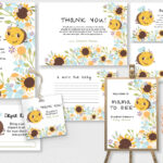 Mama to Bee Baby Shower Editable Templates